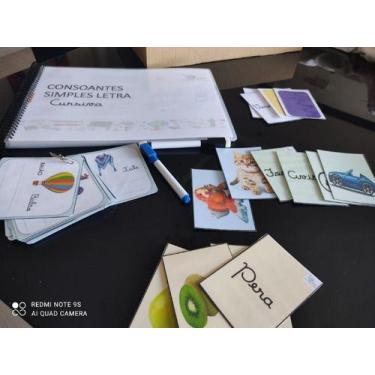Imagem de Kit de recursos pedagógicos letra cursiva letra de mão - T&D Jogos