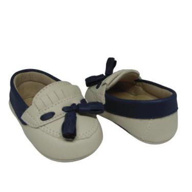 Imagem de Sapatinho Bebe Tenis Infantil Mocassim  Masculino Luxo Menino Manozinh