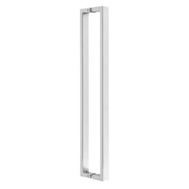 Imagem de Puxador Porta de Madeira ou Vidro 3cm x 1,5cm Inox 304 - Polido - Loja