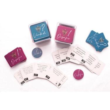 Imagem de jogo de Cartas Adulto Verdade X Desafio Casal - Jogos secretos 