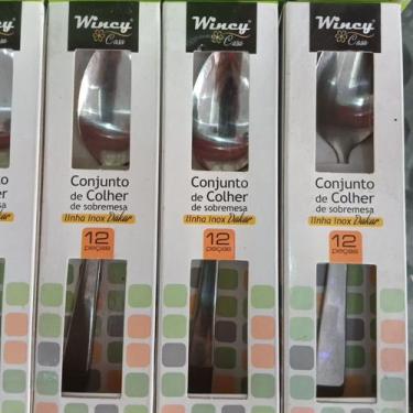 Imagem de conjunto de colher Inox 12pecas para sobremesa - Wincy