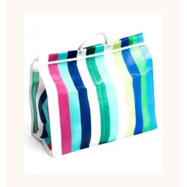 Imagem de Sacola de Nylon  Multicolorida Grande  - CSR Comércio