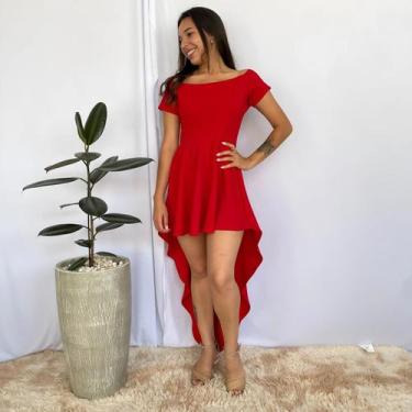 Imagem de Vestido  Longo  Festa Mullet  Ombro a Ombro Manga Curta - Vivi Rangel,