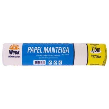 Imagem de Papel Manteiga Rolo 29cm 7,5MTS - Wyda - Wyda 