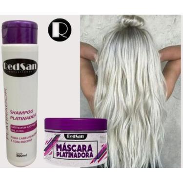 Imagem de Kit Shampoo e Máscara Platinadora - RedSan Professional