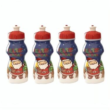 Imagem de Kit 15 Garrafinhas Natal Squeeze Infantil Lembrancinhas - H&M