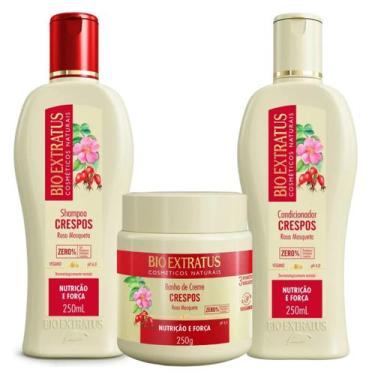 Imagem de Shampoo Cond e Máscara Crespos R.Mosqueta Bio Extratus 250ml