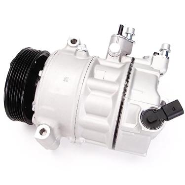 Imagem de Compressor A/C 1K0820859S com embreagem compatível com VW J-etta para GTI CC para Pas-sat 1.8L 2.0L 2006-2015