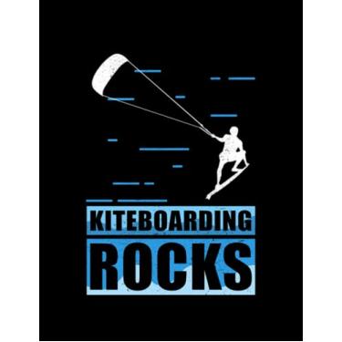 Imagem de Journal: Kitesurfing Kitesurfing Kiteboarding Rocks Kitesurfer Gift: Design Notebook/Journal 8.5"x11"