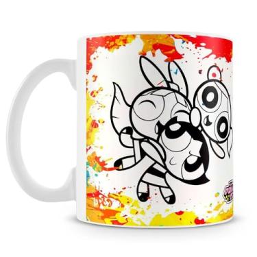 Imagem de Caneca Meninas Super Poderosas para Colorir (mod.4)