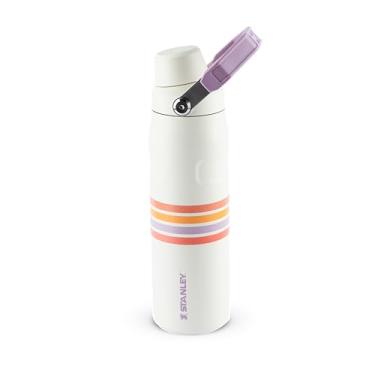 Imagem de Stanley Garrafa Térmica Aerolight Fast Flow Varsity Cream Lilac Stripes | 710 ML