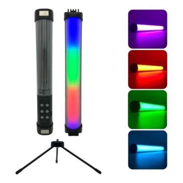 Imagem de Mini Bastão de Led RGB Soleste RL30SL com Mini tripe de metal T