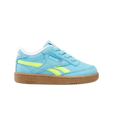 Imagem de Reebok Tênis infantil unissex Zig Dynamica 5 de renda elástica, Branco/vetor azul marinho/limão solar, 11.5 Little Kid