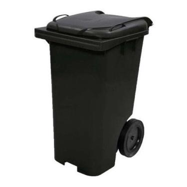 Imagem de Lixeira Grande Contentor De Lixo Com Rodas 240 Litros Vm