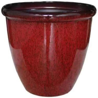 Imagem de Vaso Decorativo Para Plantas Grandes Auto Brilho Para Sala, Vaso Liso 