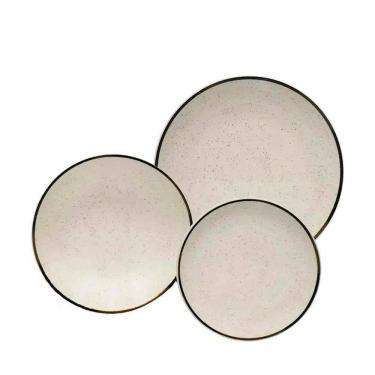 Imagem de Aparelho de Jantar e Lanche 12 Peças Oxford Daily Brisa em Cerâmica – Estampado