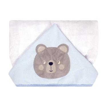 Imagem de Toalha de Fralda com Capuz 68 cm x 1,20 m Baby Joy