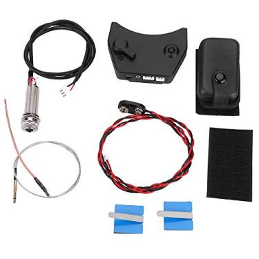 Imagem de SPYMINNPOO Pré -amplificador de Sonda de Guitarra Folclórica Com Transdutor de Ponte e Caixa de Ressonância C Mic, de Captação Piezo para Guitarras Acústicas