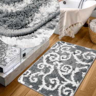 Imagem de 1 Tapete De Banheiro Absorvente Antiderrapante 45x65 Cozu D2 - IDEALIZ