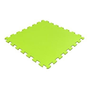 Imagem de Tatame Tapete EVA Loja da Maria 50x50x1cm 10mm Verde Limão