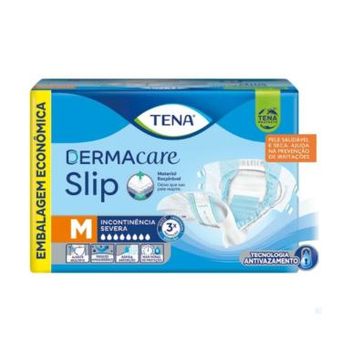 Imagem de Fralda Geriátrica Tena Dermacare Slip M 16 unidades