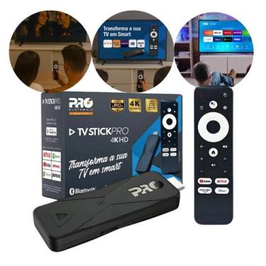 Imagem de TV Box Stick Wi-Fi Android 4K HD 16GB  Converta Sua TV em Smart com Co