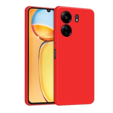 Imagem de Capa Capinha Case Para Xiaomi Redmi A5 4G Silicone Forro Aveludado Proteção Premium (VERMELHO)