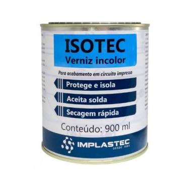 Imagem de Verniz Isotec Incolor Implastec Lata 900ml