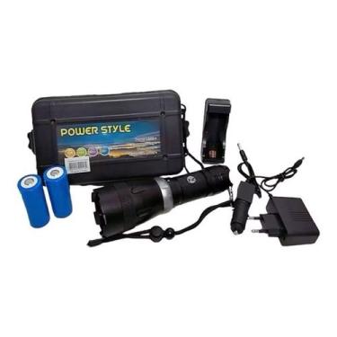 Imagem de Lanterna Mergulhador Led Com 2 Pilha 26650 - Hz