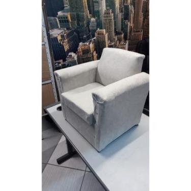 Imagem de Mini Sofa Infantil Poltrona Crianças 1 A 7 Anos Bege Suede - JOTA STOR