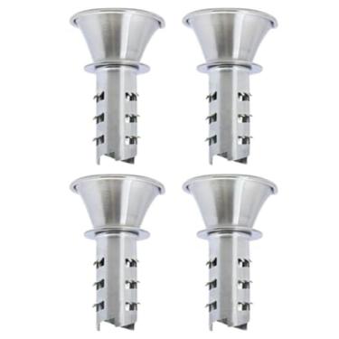 Imagem de 2025 Novo Espremedor de Limão Parafuso, Extrator de Suco Manual de Aço Inoxidável com Filtro Integrado Prensa Cítrica Laranja, Espremedor Cítrico Manual e Pourer Limão " (4 pacotes)