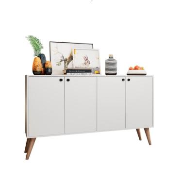 Imagem de Aparador Buffet Retro Para Sala De Estar 4 Portas Lituania