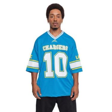 Imagem de Camiseta NFL Oversize Los Angeles Chargers Name Number Justin Herbert 