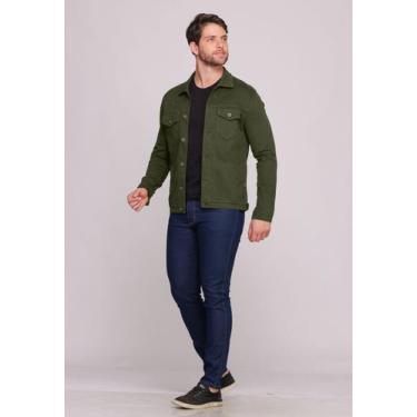 Imagem de Jaqueta 7923 Verde Musgo Sarja - Macaw, Verde musgo, G