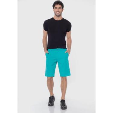 Imagem de Bermuda Sarja 7879 Verde água - Macaw, Verdeagua, 38