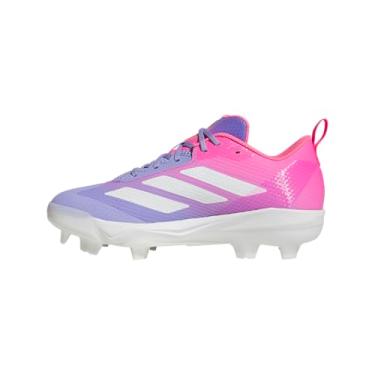 Imagem de adidas Tênis feminino Adizero Instict 2.0 TPU Candy Softball, Rosa lúcido/branco/roxo claro, 40
