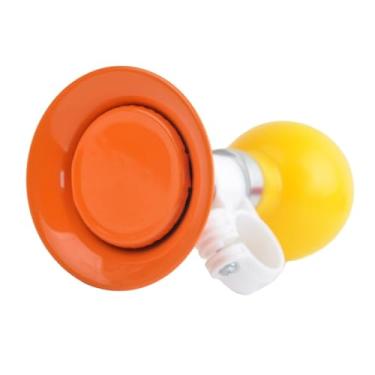 Imagem de Aymzbd Buzina de Bicicleta Infantil para Guidão de 22 Mm, Som Alto, Nítido E Claro, Trompete, Decoração Universal Portátil, de Bicicleta, Laranja