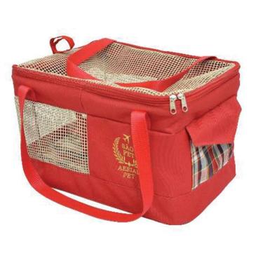 Imagem de Bolsa Aerial Pet Avião Latam Vermelha 25x66x40cm