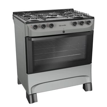 Imagem de Fogão a Gás Mueller MFI5BC 5 Bocas Titanio Mesa Esmaltado - Bivolt