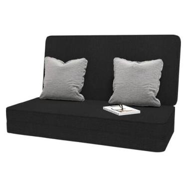 Imagem de Puff, Colchonete Dobrável colchao ,Sofá, 4 em 1, Casal ,Confortavel, P