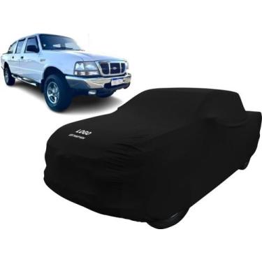 Imagem de Capa Tecido Ford Ranger 2000 Camionete Cabine Dupla - Mz, Preta