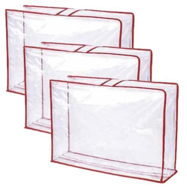 Imagem de Kit com 3 Organizador de Roupas Multiuso Porta Roupas de Cama Frio Bri