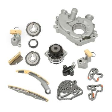 Imagem de GXYWADY Kit de corrente de distribuição e bomba de óleo e tampa de distribuição de substituição para Sierra Avalanche Express 2500 Silverado Suburban Yukon H3 4.8L 5.3L 6.0L 6.2L 2007-2013