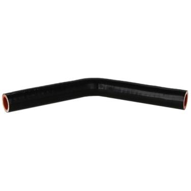 Imagem de HPS HTSEC45-075-BLK Silicone High Temperature 4-ply Reinforced 45 degree Elbow Coupler Hose, 100 PSI Maximum Pressure, 4" Leg Length on each side, 3/4" ID, Black