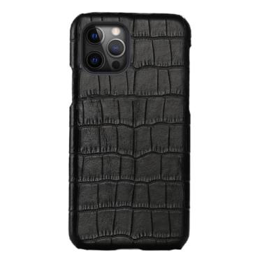 Imagem de Capa de couro de grão de pedra para iPhone 15 11 12 13 14 Pro Max 14Pro 12Pro 11 promax 15Plus 14Plus 15Pro, preta, para iPhone 7Plus, 8Plus