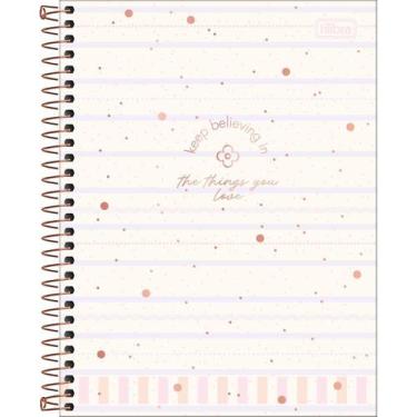 Imagem de Caderno Espiral Capa Dura Colegial 1 Matéria Soho 80 Folhas - Fundo Be