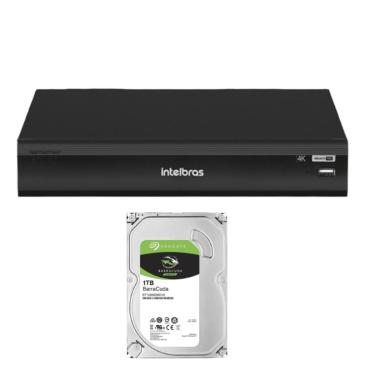 Imagem de DVR iMHDX 5108 INTELBRAS 08 CANAIS C/hd 1TB