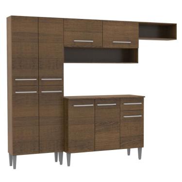 Imagem de Cozinha Completa Emilly com Armário e Balcão Rustic Madesa