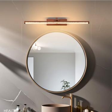 Imagem de Luz de espelho LED Lâmpadas de parede de banheiro à prova d'água 180° Arandela rotativa Iluminação de imagem Ângulo ajustável Iluminação de parede moderna Banheiro Sala de estar Quarto (Café Luz