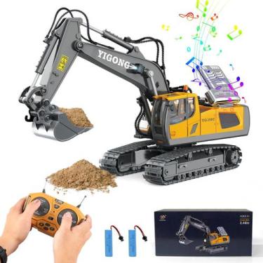 Imagem de Escavadeira de construção RC FUUY escala 1:18 para menino de 3 anos ou